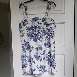 Abercrombie & Fitch Blue Floral Mini Dress
